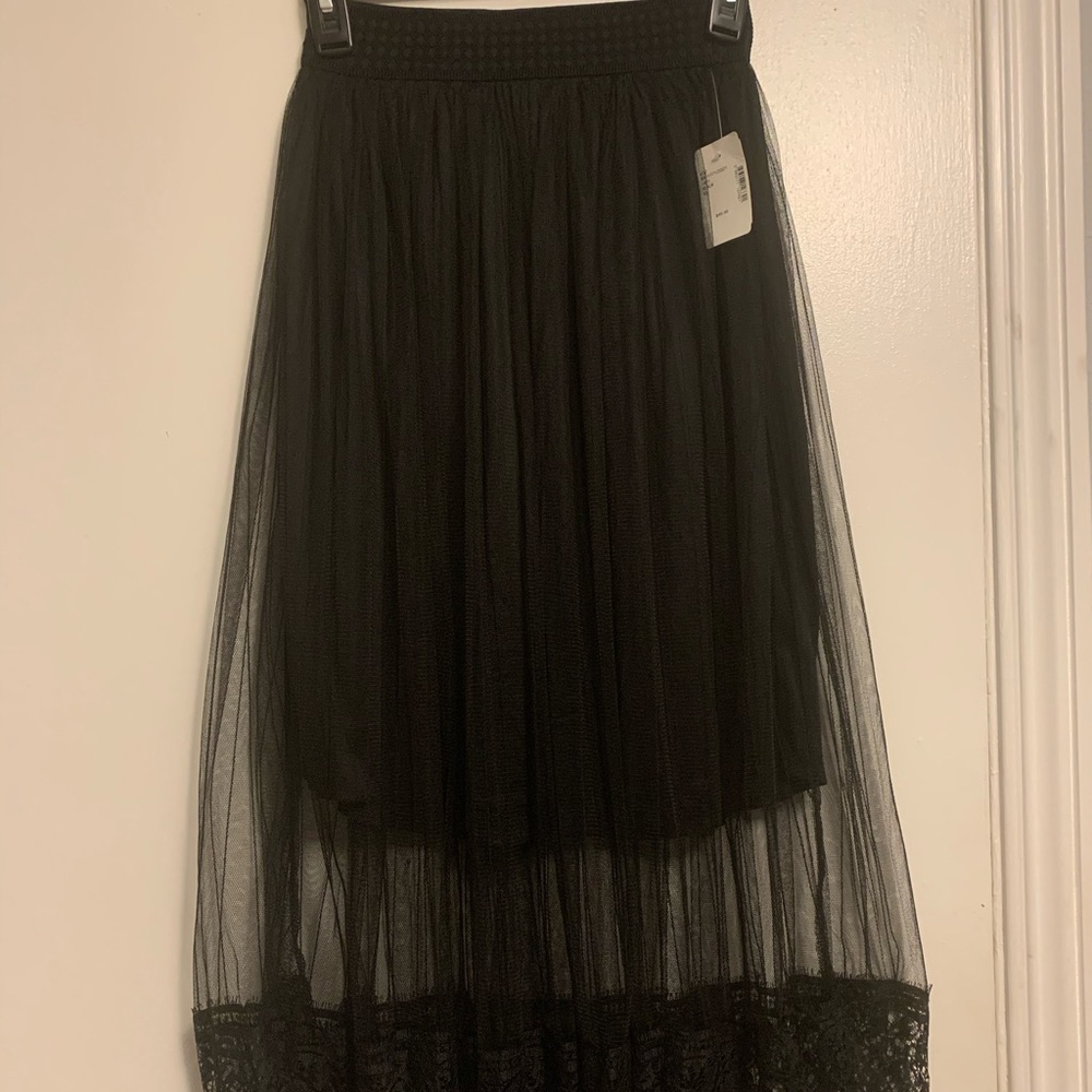 Blk tool midline,elastic waistband&inner mini